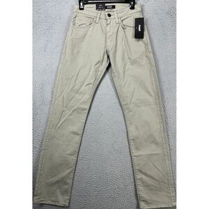 Mavi Jeans Mens 28X32 Zach Grey Twill Straight Leg Stretch 5‎ Pocket Denim NEW